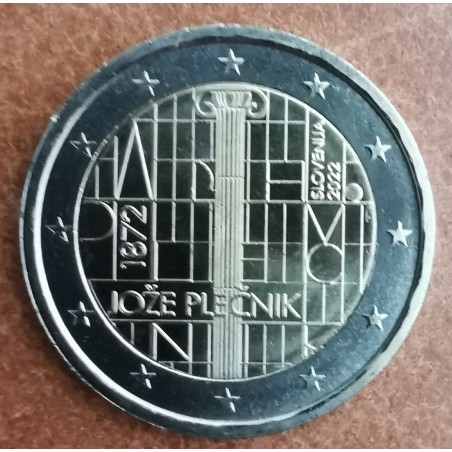 eurocoin eurocoins 2 Euro Slovenia 2022 - Jože Plečnik (UNC)