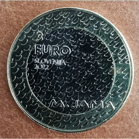 eurocoin eurocoins 3 Euro Slovenia 2022 - Matija Jama (UNC)