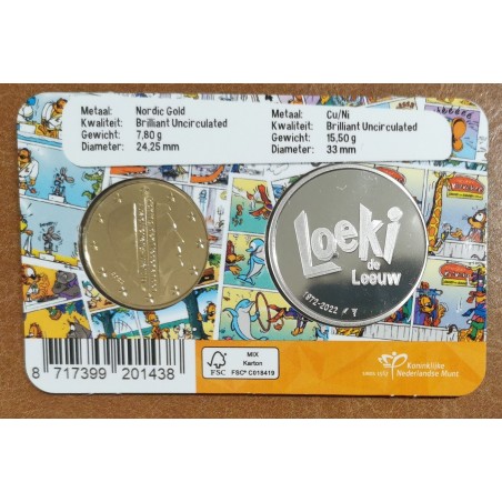 euroerme érme 50 cent Hollandia 2022 Loeki (BU)