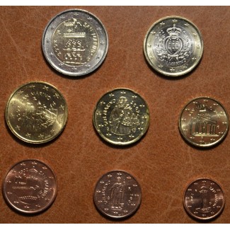 Euromince mince San Marino 2002 sada 8 mincí (UNC)