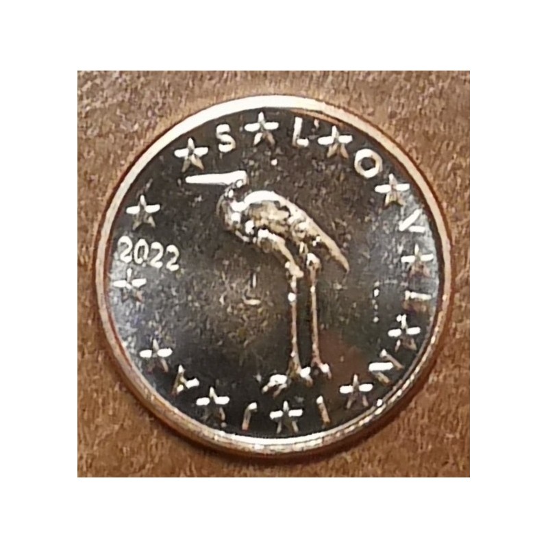Euromince mince 1 cent Slovinsko 2022 (UNC)