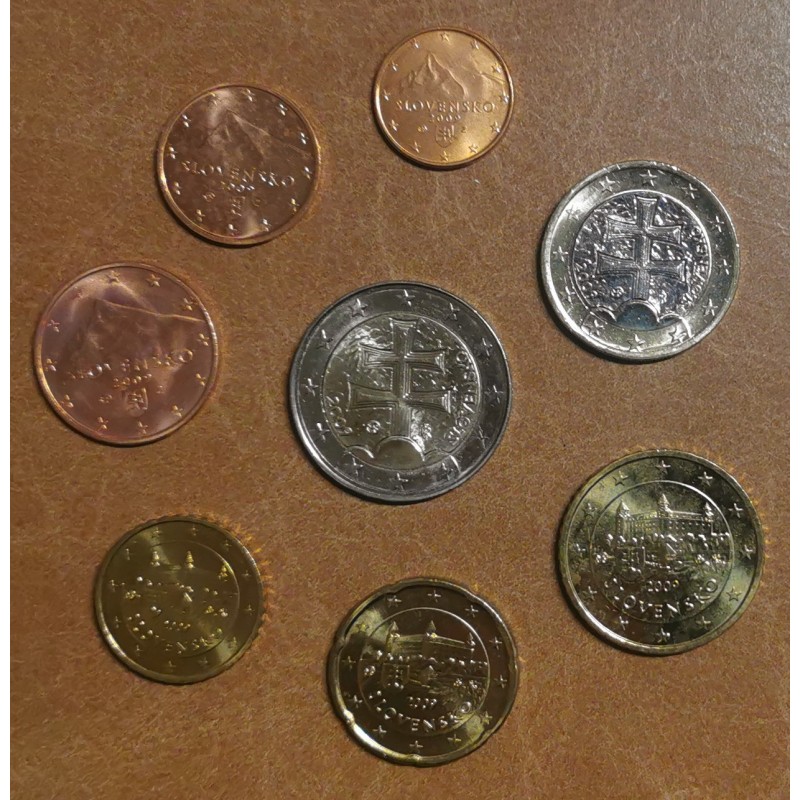 eurocoin eurocoins Set of Slovak coins 2009 (UNC)