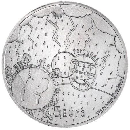 eurocoin eurocoins 5 Euro Portugal 2022 - Clima (UNC)