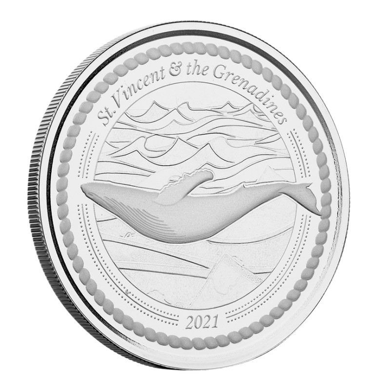 eurocoin eurocoins 2 dollar St.Vincent & Grenadines 2021 - Humpback...