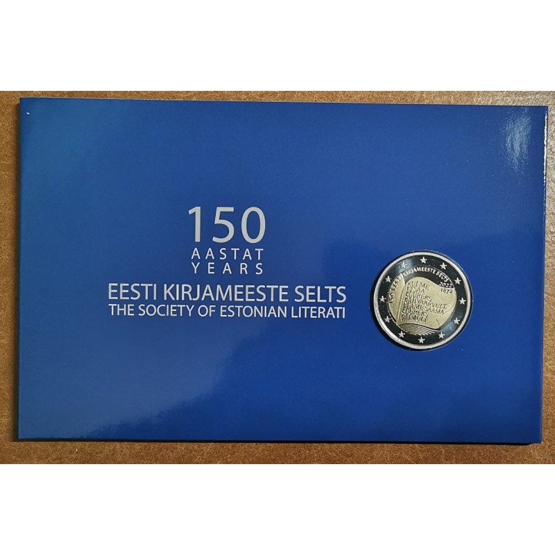 euroerme érme 2 Euro Észtország 2022 - Az Észt Irodalmárok Társaság...
