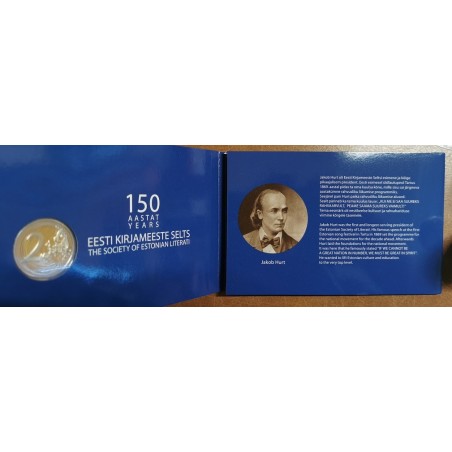 Euromince mince 2 Euro Estónsko 2022 - Spoločnosť estónskych literá...