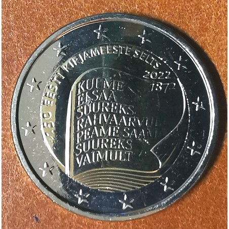 euroerme érme 2 Euro Észtország 2022 - Az Észt Irodalmárok Társaság...
