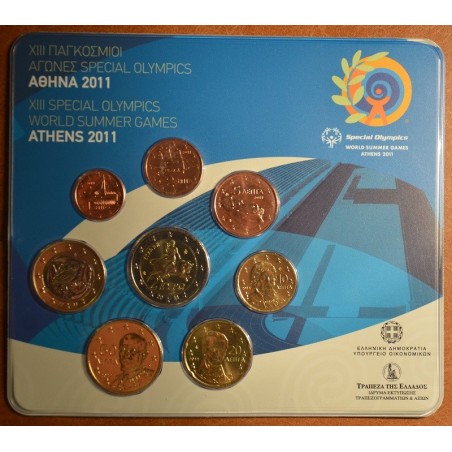 eurocoin eurocoins Greece 2011 set of coins (BU)