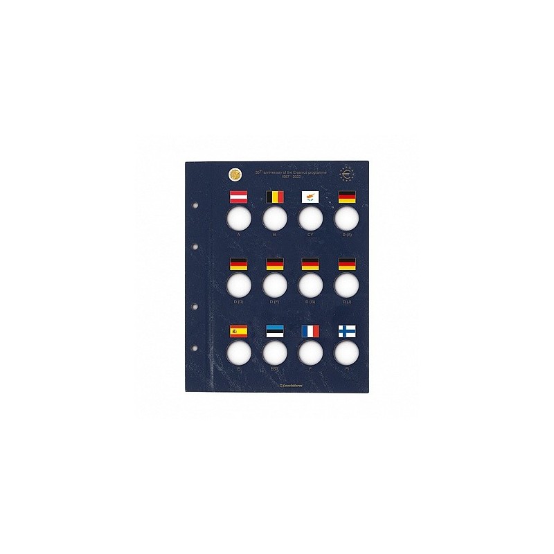 eurocoin eurocoins 2 sheets into Leuchtturm Vista albums for 2 Euro...