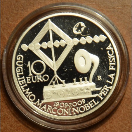 eurocoin eurocoins 10 Euro Italy 2009 - Guglielmo Marconi (Proof)