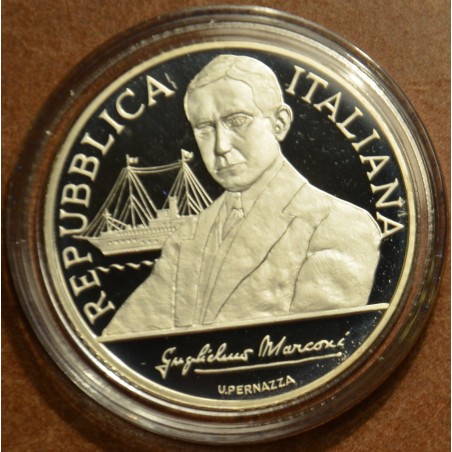 euroerme érme 10 Euro Olaszország 2009 - Guglielmo Marconi (Proof)
