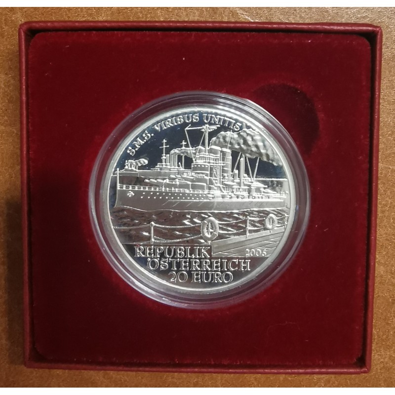euroerme érme 20 Euro Ausztria 2006 Viribus unitis (Proof)