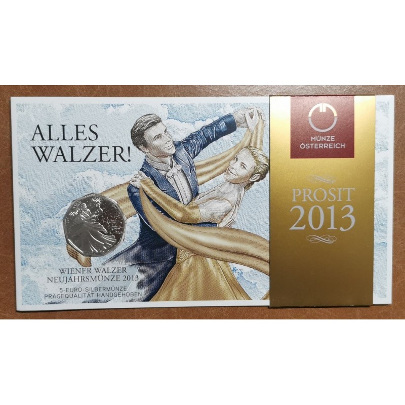 Euromince mince 5 Euro Rakúsko 2013 Wiener Walz (BU)