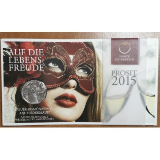 eurocoin eurocoins 5 Euro Austria 2015 The Bat (BU)