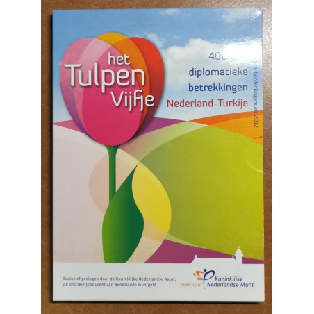 eurocoin eurocoins 5 Euro Netherlands 2012 - Tulip (Proof card)