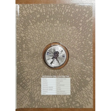 Euromince mince 5 Euro Holandsko 2008 - Architektúra (Proof karta)