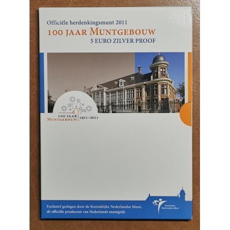 Euromince mince 5 Euro Holandsko 2011 - Mincovňa (Proof karta)