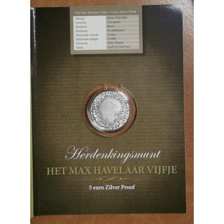 Euromince mince 5 Euro Holandsko 2010 - 150 rokov Max Havelaar (Pro...
