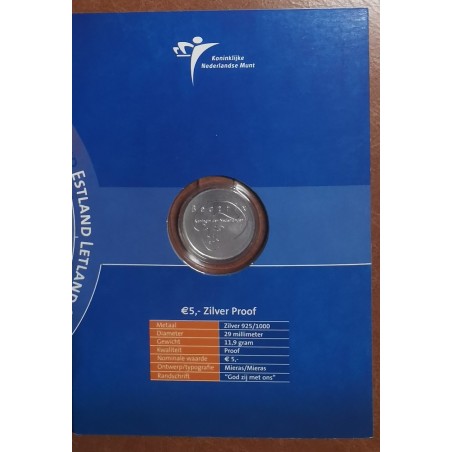 euroerme érme 5 Euro Hollandia 2004 - Az EU bővítése (Proof kártya)