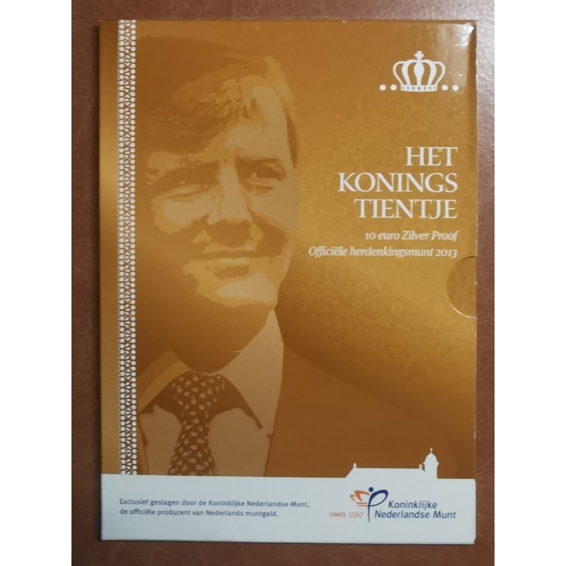 eurocoin eurocoins 10 Euro Netherlands 2013 Koning tietje (Proof)