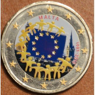 2 Euro Malta 2015 - 30 years of European flag III. (colored UNC)