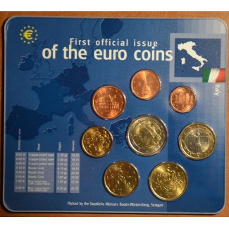 Set of 8 coins Italy 2002 (UNC)