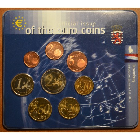 Euromince mince Sada 8 mincí Luxembursko 2002 (UNC)