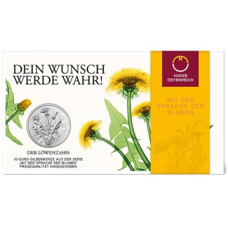 Euromince mince 10 Euro Rakúsko 2022 - Púpavka (BU)