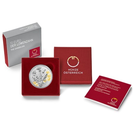 eurocoin eurocoins 10 Euro Austria 2022 - Dandelion (Proof)