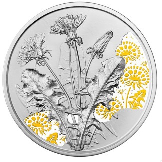 Euromince mince 10 Euro Rakúsko 2022 - Púpavka (Proof)