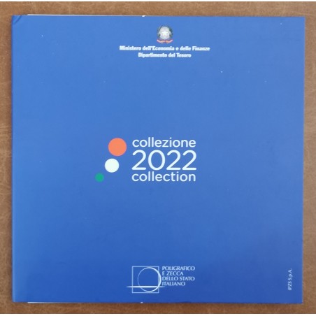 eurocoin eurocoins Italy 2022 set of 8 coins (BU)