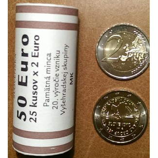 Euromince mince 2 Euro Slovensko 2011 - 20. výročie vzniku Visegrad...