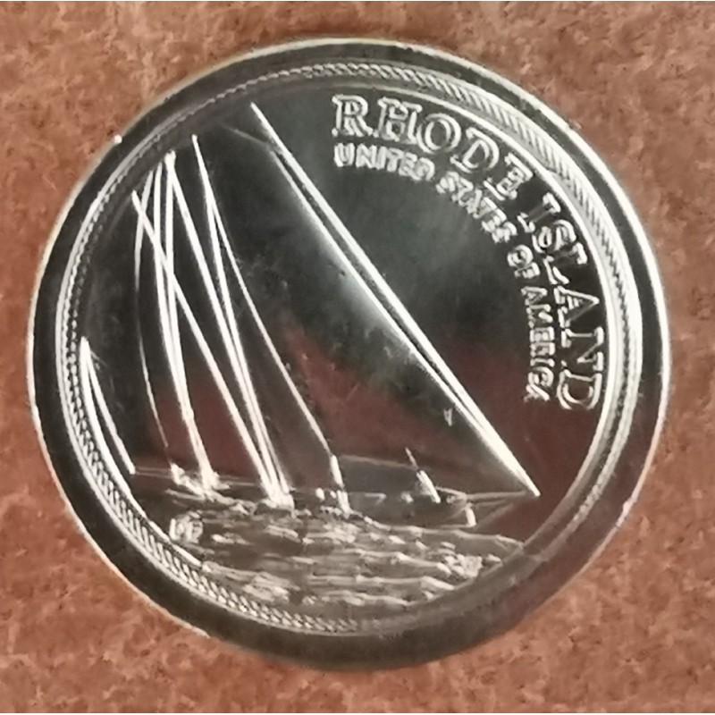 Euromince mince 1 dollar USA 2022 Rhode Island \\"D\\" (UNC)