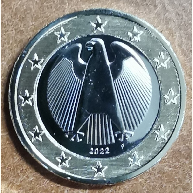 euroerme érme 1 Euro Németország 2022 \\"F\\" (UNC)