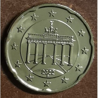 Euromince mince 20 cent Nemecko 2022 \\"F\\" (UNC)