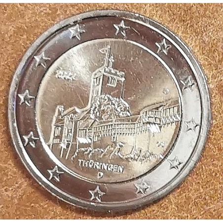 eurocoin eurocoins 2 Euro Germany 2022 \\"D\\" - Thüringen (UNC)