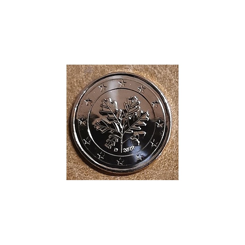 Euromince mince 5 cent Nemecko 2022 \\"D\\" (UNC)