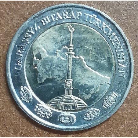 euroerme érme Türkménisztán 2 manat 2010 (UNC)