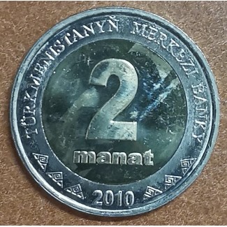 euroerme érme Türkménisztán 2 manat 2010 (UNC)