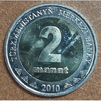 Euromince mince Turkménsko 2 manat 2010 (UNC)