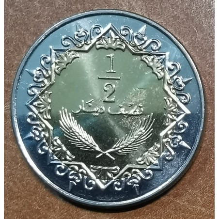 eurocoin eurocoins Libya 1/2 dinar 2004 (UNC)