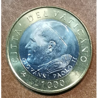 Euromince mince Vatikán 1000 Lira 2001 Ján Pavol II. (UNC)