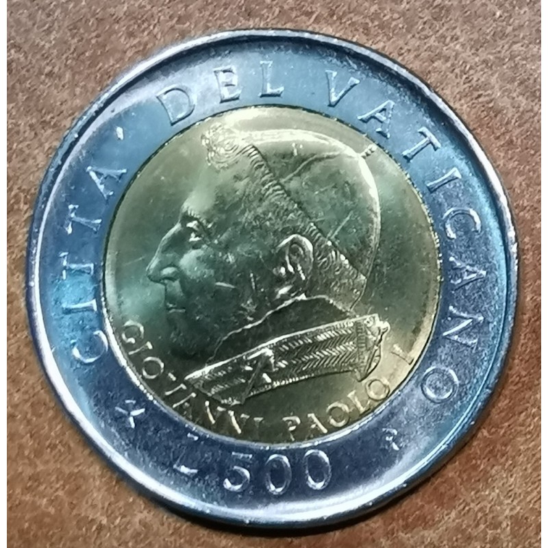 eurocoin eurocoins Vatican 500 Lira 2001 John Paul II. (UNC)