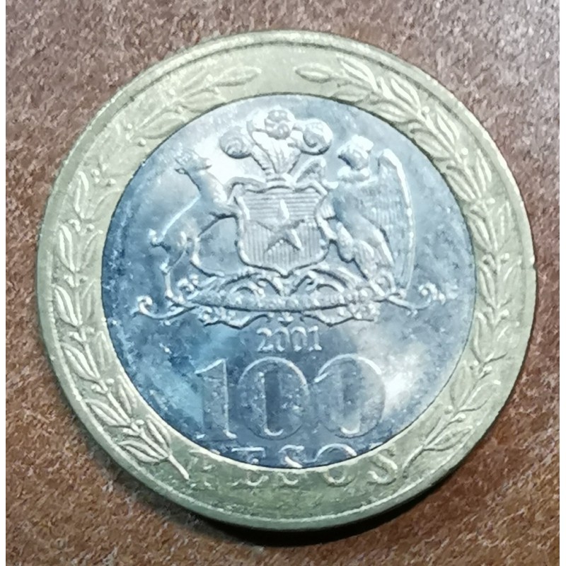 eurocoin eurocoins Chile 100 Pesos 2001-2016 (VF-XF)
