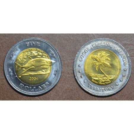 Euromince mince Cocos (Keeling) Islands 5 dolár 2004 (UNC)