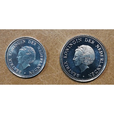 eurocoin eurocoins Netherlandse Antillen 1 and 2,5 Gulden 1980 (UNC)