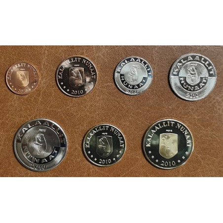 eurocoin eurocoins Greenland 7 coins 2010 (UNC)