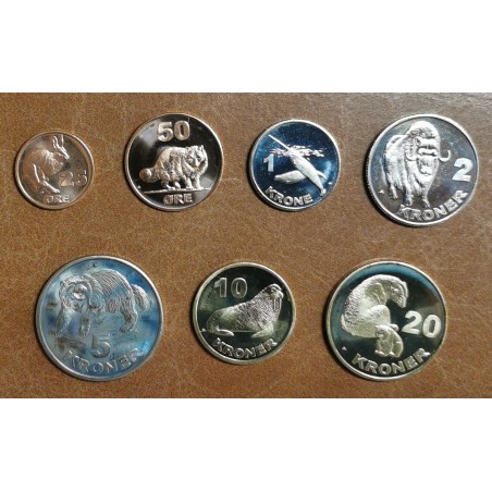 Euromince mince Grónsko 7 mincí 2010 (UNC)