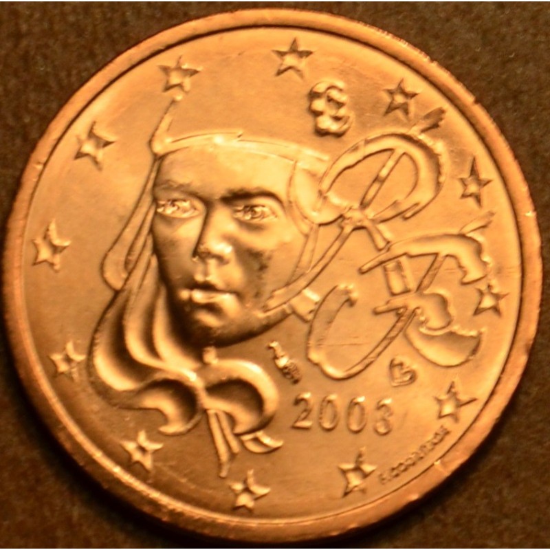 euroerme érme 2 cent Franciaország 2003 (UNC)