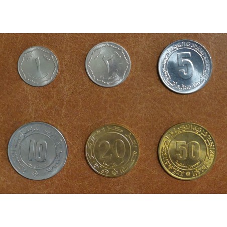 eurocoin eurocoins Algeria 6 coins 1964-1987 (UNC)